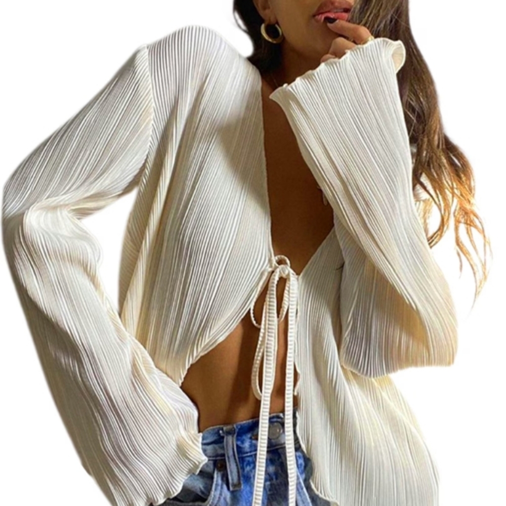 Womens Boho Pleated Velvet Two-Piece Set – Goddess Oversized Luxury Outfit